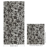 Lee Jofa HULA SISAL INK Wallpaper