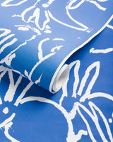 Lee Jofa HUTCH OMBRE PAPER BLUE Wallpaper