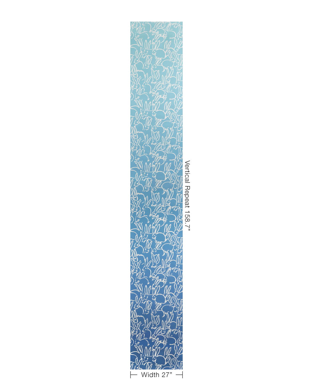Lee Jofa HUTCH OMBRE PAPER BLUE Wallpaper