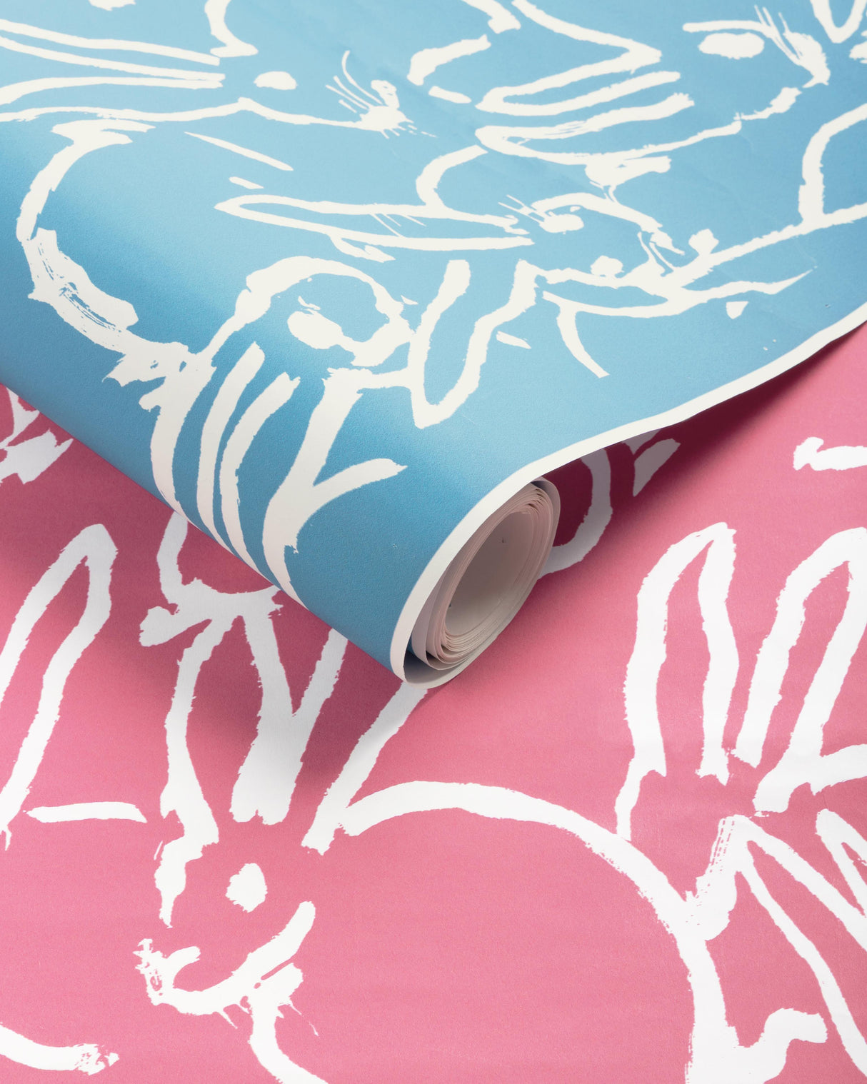 Lee Jofa HUTCH OMBRE PAPER BLUE Wallpaper