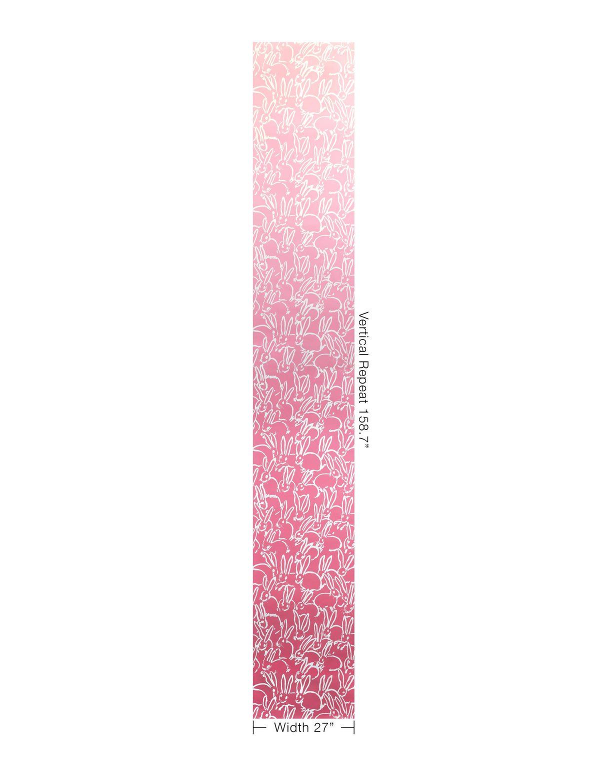 Lee Jofa HUTCH OMBRE PAPER PINK Wallpaper