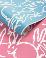 Lee Jofa HUTCH OMBRE PAPER PINK Wallpaper