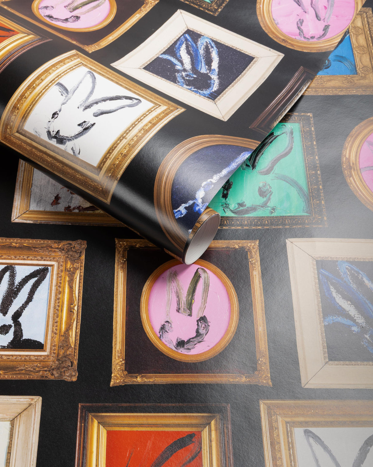Lee Jofa BUNNY WALL SMALL WP BLACK Wallpaper