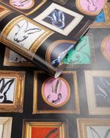 Lee Jofa BUNNY WALL SMALL WP BLACK Wallpaper