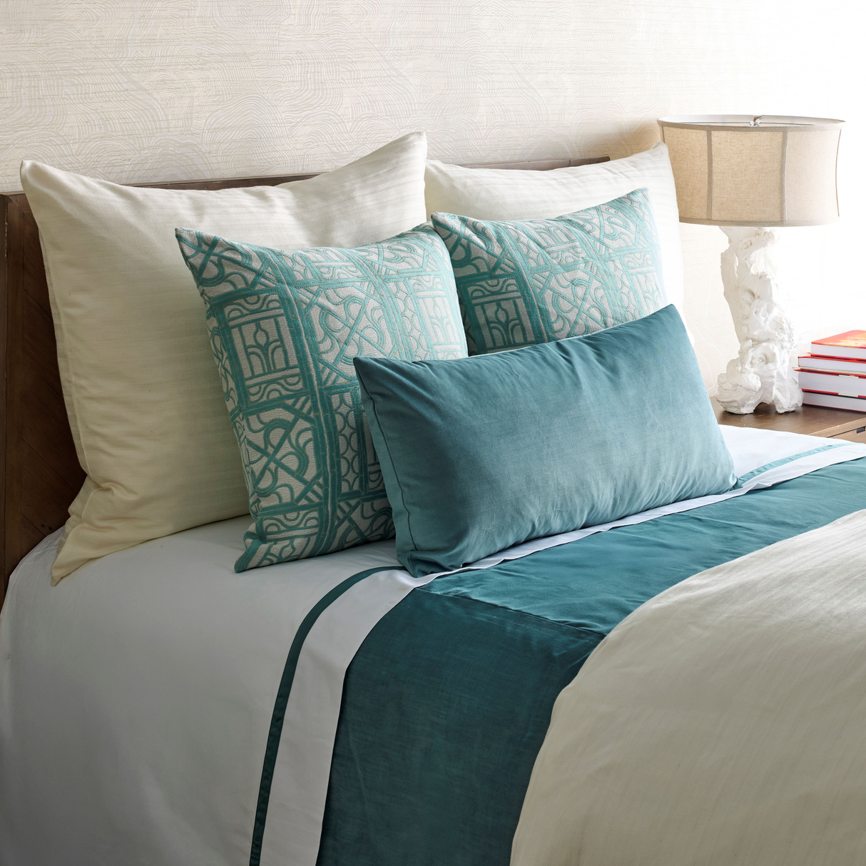 Ann Gish Bone Queen Doria Duvet