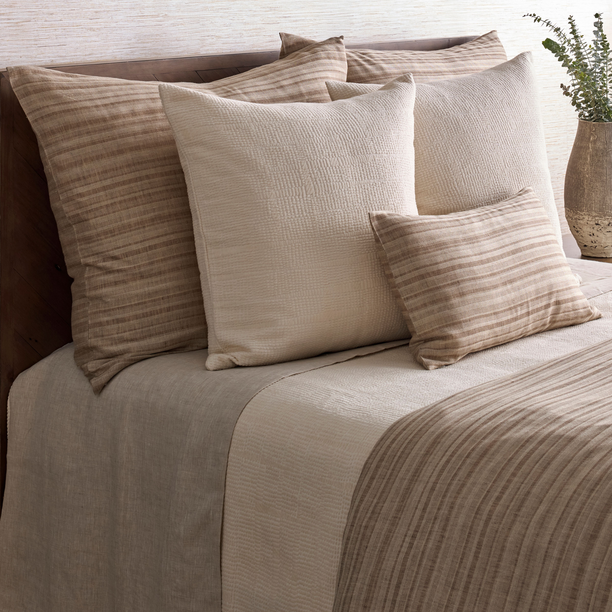 Ann Gish Latte 36x30 Doria Pillow
