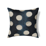 Ann Gish Blue Silver 24x24 Eclipse Pillow