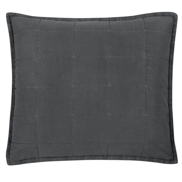 Ann Gish Charcoal 36x30 Cotton Canvas Pillow