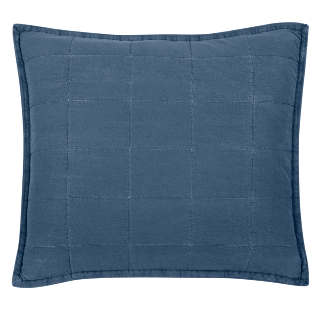 Ann Gish Denim 36x30 Cotton Canvas Pillow