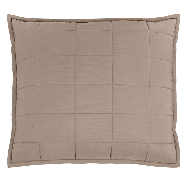 Ann Gish Cafe au Lait 36x30 Slub Tencel Pillow