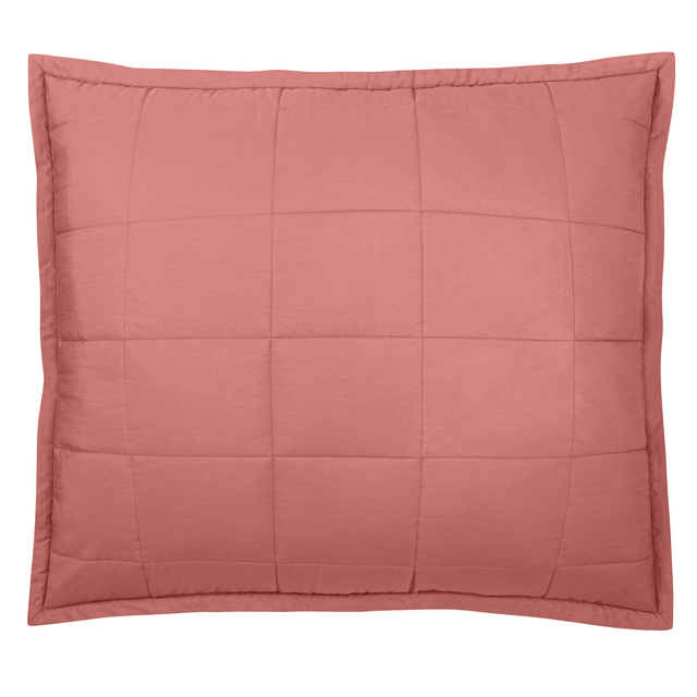 Ann Gish Persimmon 36x30 Slub Tencel Pillow