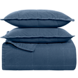 Ann Gish Denim King Cotton Canvas Coverlet Set