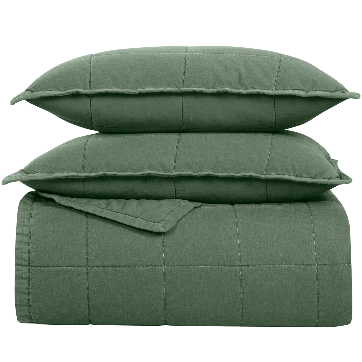 Ann Gish Forest Queen Cotton Canvas Coverlet Set