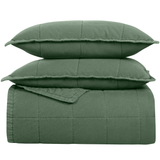 Ann Gish Forest Queen Cotton Canvas Coverlet Set