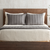 Ann Gish Bone Queen Pickstitch Coverlet Set