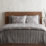 Ann Gish Slate Queen Rib Coverlet Set