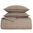 Ann Gish Cafe au Lait King Slub Tencel Coverlet Set