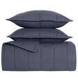 Ann Gish Marine Queen Slub Tencel Coverlet Set