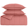 Ann Gish Persimmon Twin Slub Tencel Coverlet Set