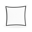 Ann Gish White/Black Euro Ready-to-Bed 2.0 Cotton & Trim Sham