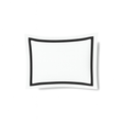 Ann Gish White/Black Standard Ready-to-Bed 2.0 Cotton & Trim Sham