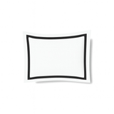Ann Gish White/Black Standard Ready-to-Bed 2.0 Cotton & Trim Sham