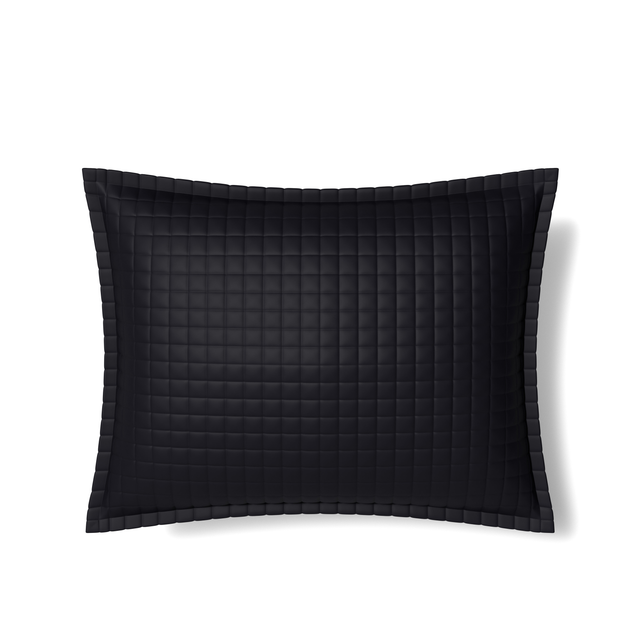 Ann Gish Black Standard Ready-to-Bed 2.0 Quilted Sham