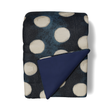 Ann Gish Blue Silver 96x50 Eclipse Throw