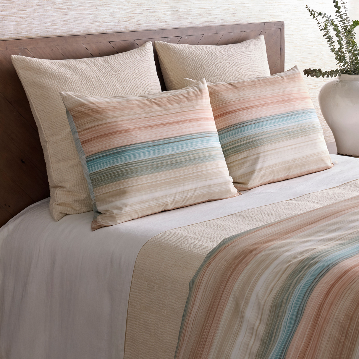 Ann Gish Ecru Queen Savannah Coverlet Set