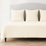 Ann Gish Ecru King Savannah Coverlet Set