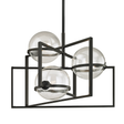 Troy Lighting Elliot TEXTURE BLACK 25W x 20H Chandelier