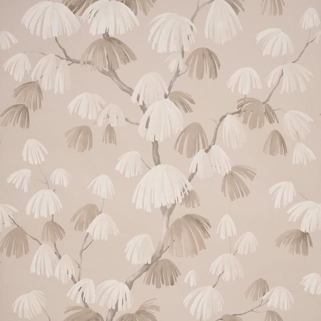 Schumacher Weeping Pine Taupe Wallpaper