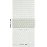 Schumacher Ovington Sisal Celadon Wallpaper