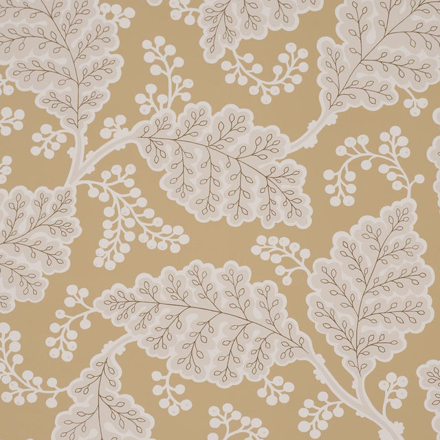 Schumacher Estelle Ochre Wallpaper