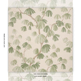 Schumacher Weeping Pine Green Wallpaper