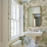 Schumacher Weeping Pine Green Wallpaper
