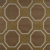 Schumacher Octavia Sisal Sepia Wallpaper