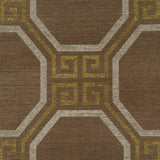 Schumacher Octavia Sisal Sepia Wallpaper