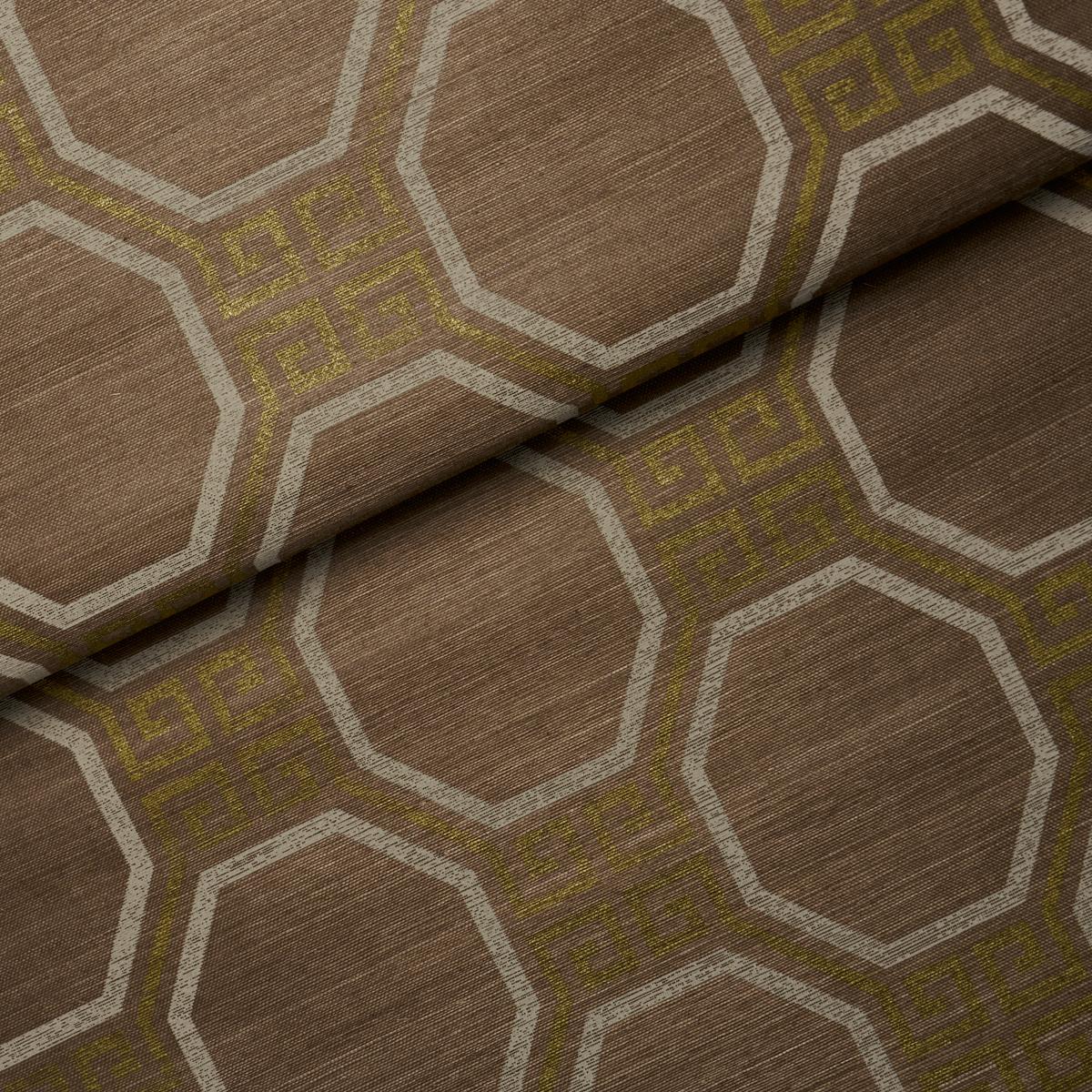 Schumacher Octavia Sisal Sepia Wallpaper