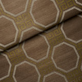 Schumacher Octavia Sisal Sepia Wallpaper