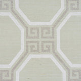 Schumacher Octavia Sisal Mint Wallpaper