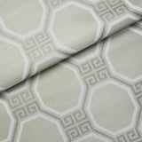 Schumacher Octavia Sisal Mint Wallpaper