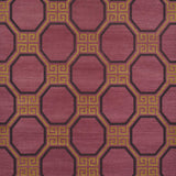 Schumacher Octavia Sisal Golden Plum Wallpaper