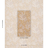 Schumacher Polka Dot Jungle Caramel Wallpaper