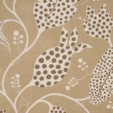 Schumacher Polka Dot Jungle Caramel Wallpaper