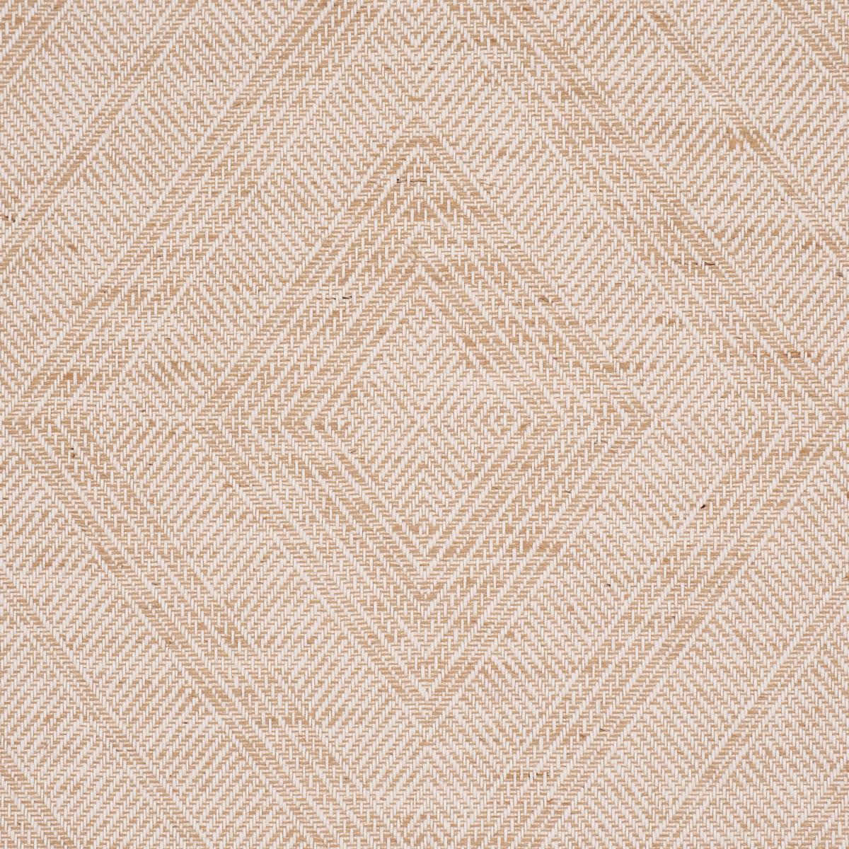 Schumacher Tortola Linen Paperweave Large Natural Wallpaper