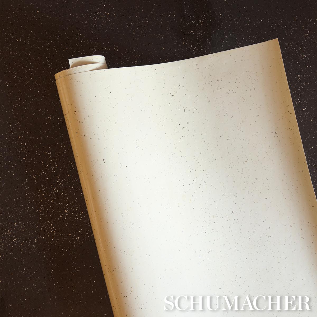 Schumacher Nova Texture Espresso Wallpaper