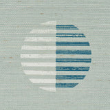 Schumacher Ando Hand Blocked Sisal Chambray Wallpaper