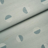 Schumacher Ando Hand Blocked Sisal Chambray Wallpaper