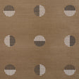 Schumacher Ando Hand Blocked Sisal Ivory & Charcoal On Natural Wallpaper